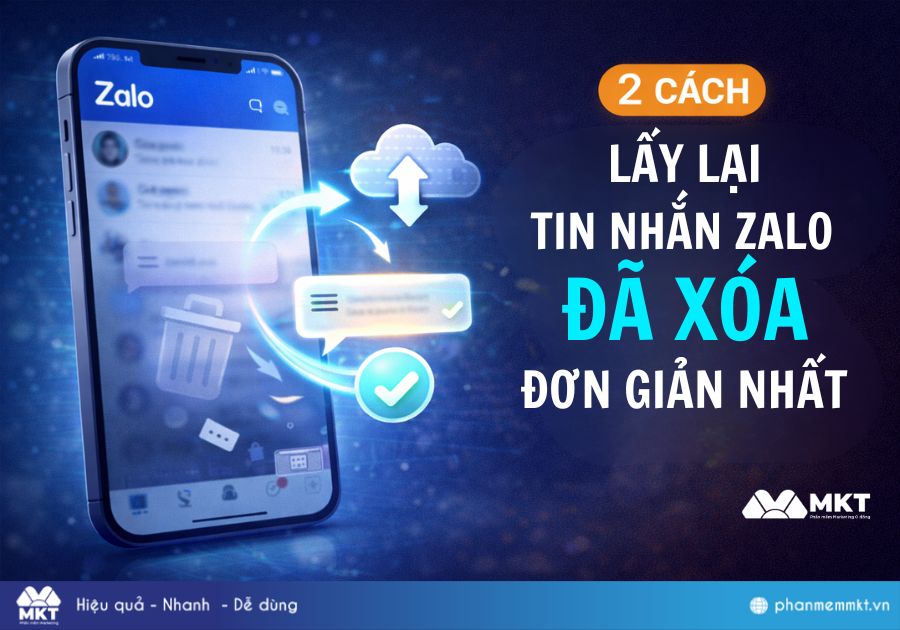 Cách lấy lại tin nhắn Zalo đã xóa