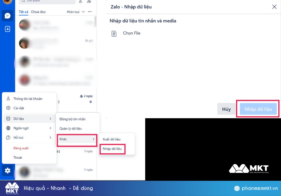 Cách khôi phục tin nhắn Zalo đã xóa trên máy tính