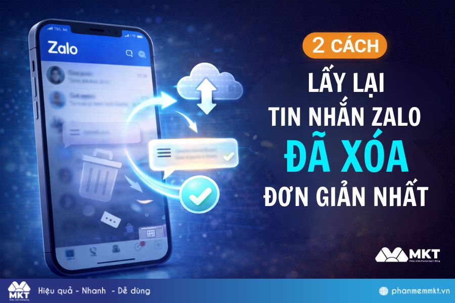 Cách lấy lại tin nhắn Zalo đã xóa