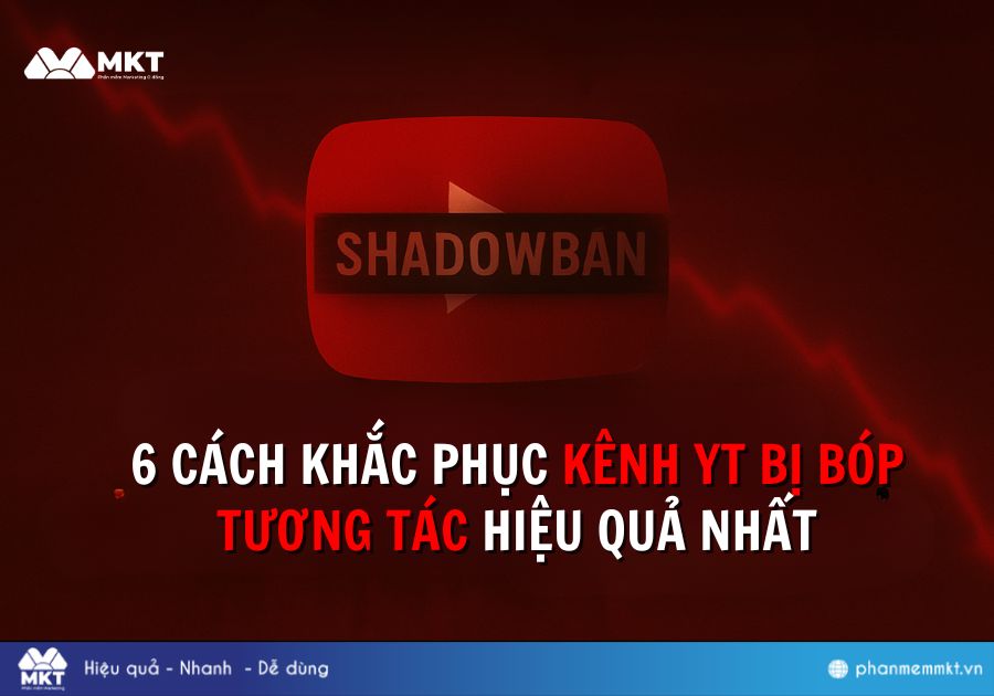 6 cách khắc phục kênh Youtube bị bóp tương tác